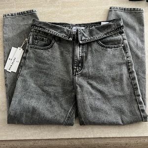 REDIAL Fold Over Mom Jean, Size UK 38/US S